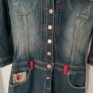 Women's Vintage  ROCCA WEAR Blue Denim Jeans Size "M Y2K never Used